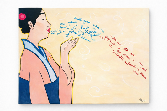 Tableau " Souffle du saint Esprit "