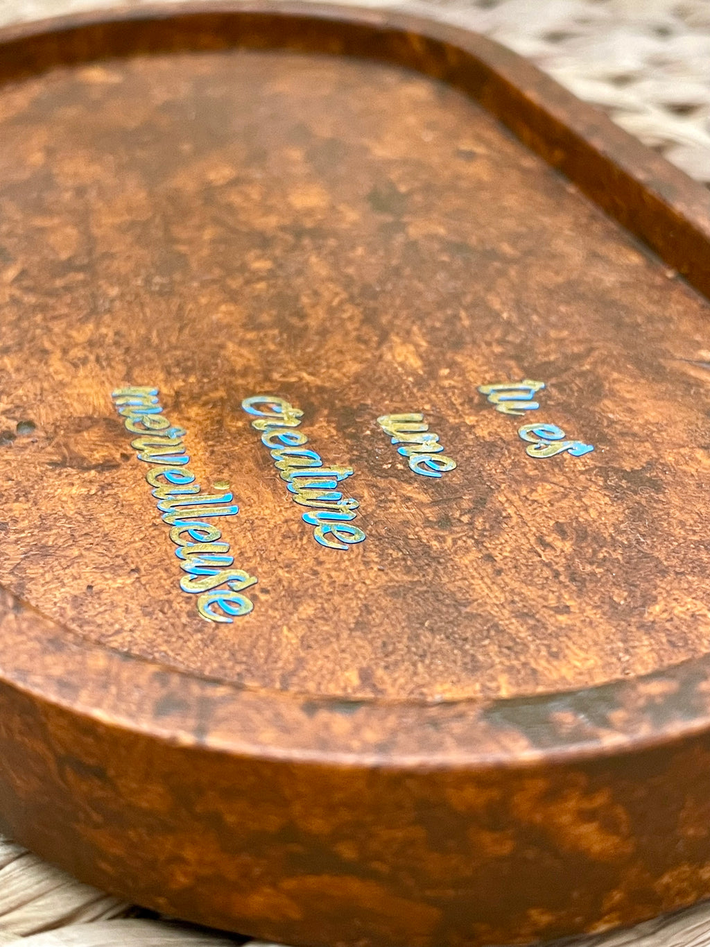 Tablett Rebecca Kollektion "Lumière d'argile"